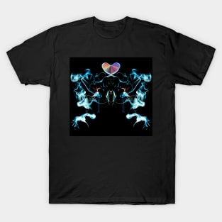 Unique and organic Smoke Art Abstract design T-Shirt